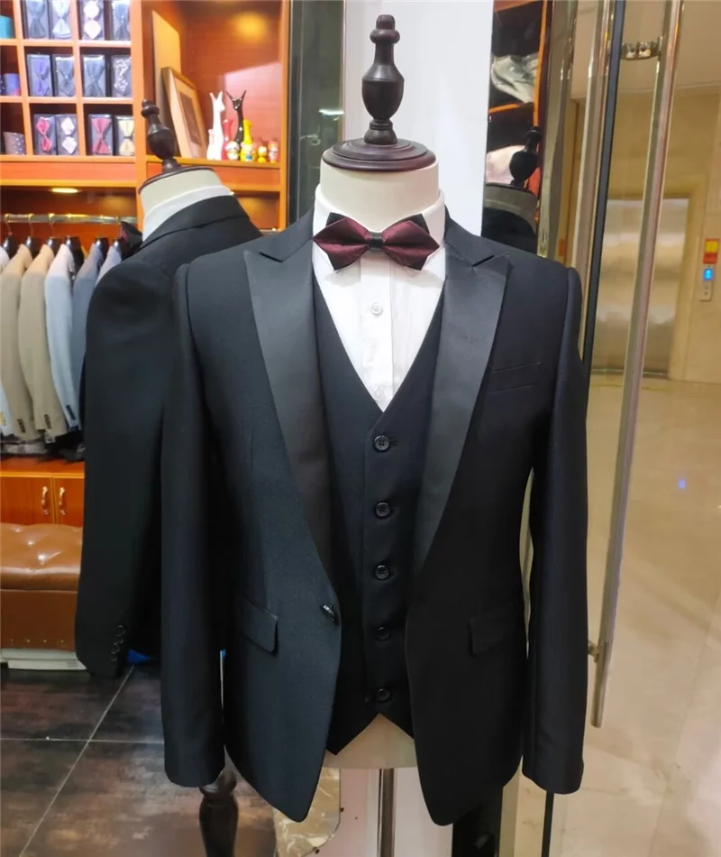 

New men's wedding party wedding banquet suit bridegroom best man tuxedo performance suit suit