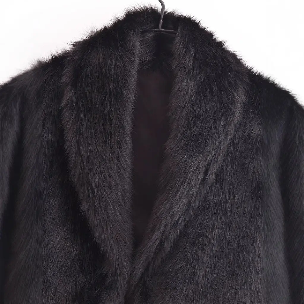 

Fashion Sleeveless Vest Coat Artificial Fur Effect European American Style Spring New Women's Outerwear A769168