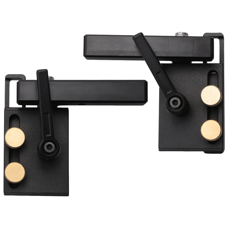 

2PCS Miter Flip Track Stop,Left Right Miter Track Stop Accurate Miter Track Stop Locator Woodworking Positioning Limiter