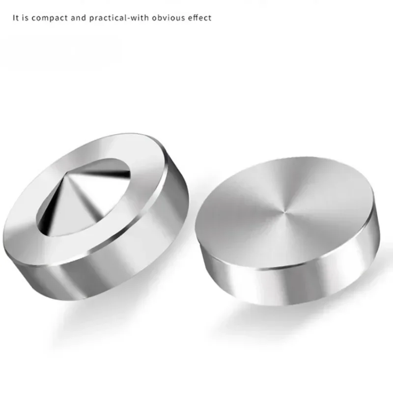 1Pcs Stainless Steel Shockproof Spike Pads Isolation Stand FeetAmplifier Speaker Player Subwoofer