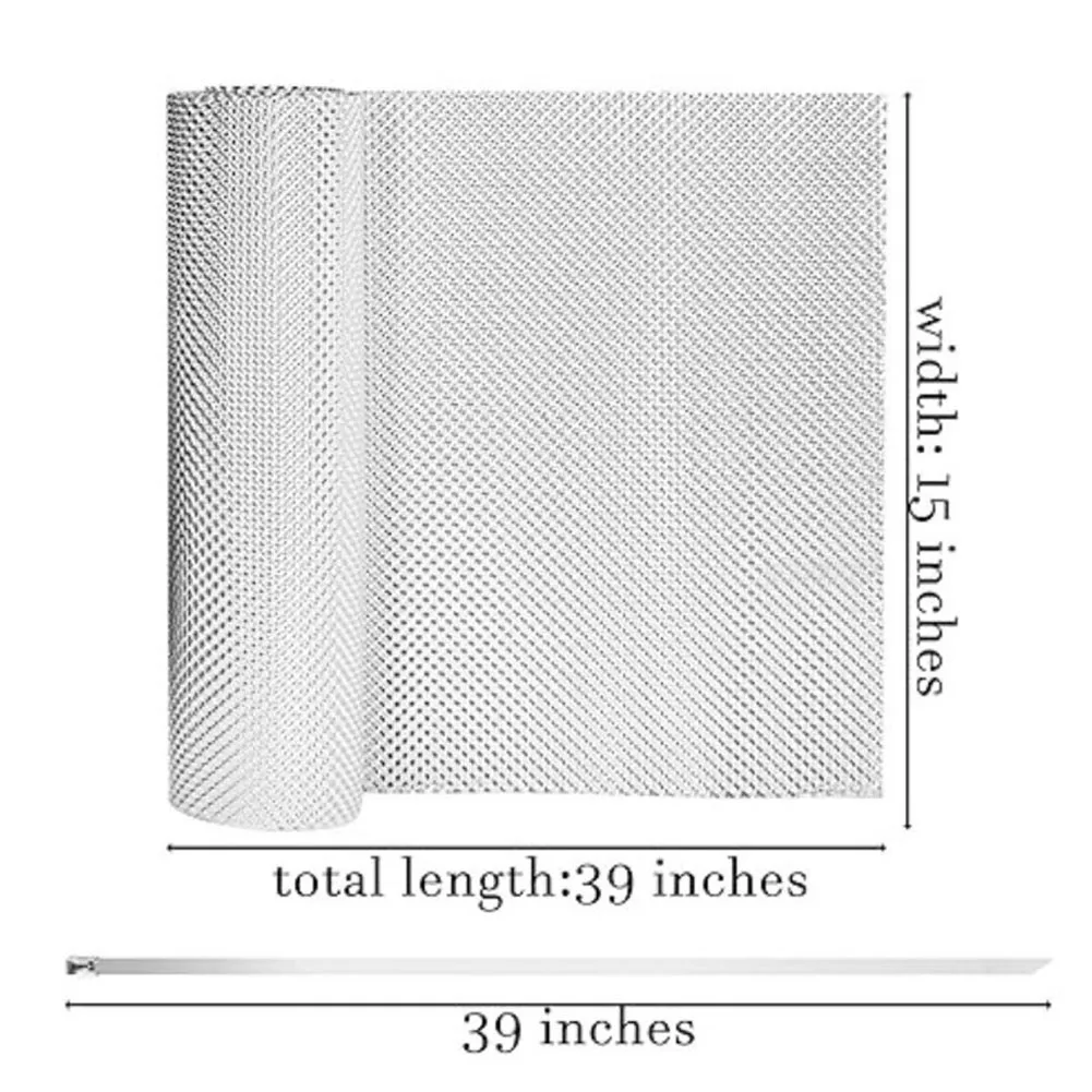 

Рельефный алюминиевый теплозащитный экран выхлопных газов для термозащиты транспортных средств и теплозащитного барьера с помощью металлических стяжек для кабеля
