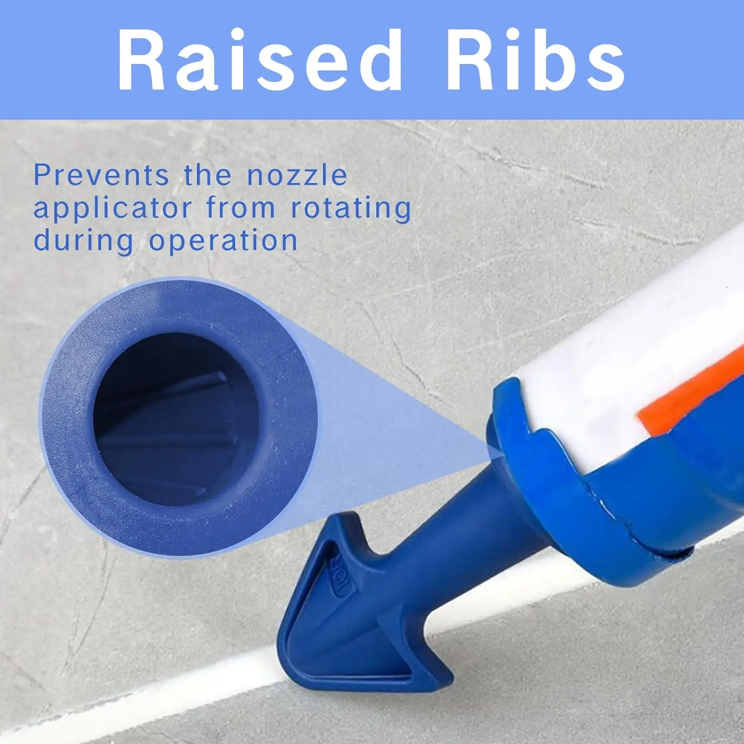 

6.5/10/13R Size Silicone Sealant Nozzles Kit Sealant Finishing Grout Kit Multi-functional Reusable Nozzles For Home Improvement