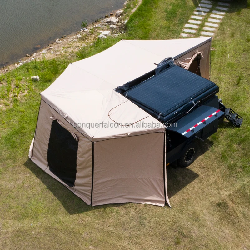 Quick Install 270 Degree Outdoor Car Tent Easy-to-Use Awning With Walls For Pickup Trucks view 2