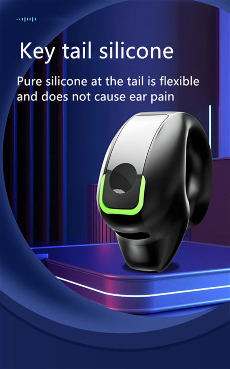 STTKGZD Earphone Clip Wireless Bluetooth Headphone Bone Conduction Headset High Quality TWS Auriculares Sport Noise Canceling Se3b391f292ba468f9af58252fed8a0e4b