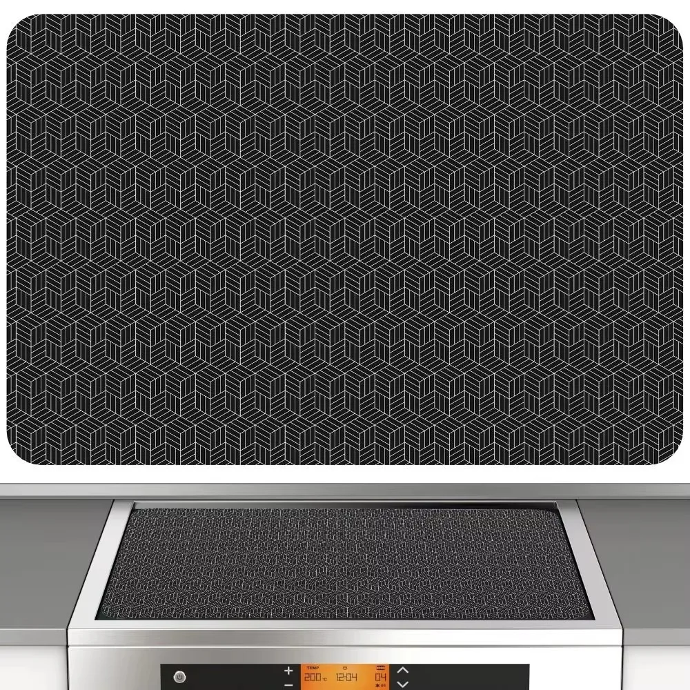 Silicone Induction Cooktop Mat Heat Resistant Non Slip Scratchproof Waterproof Nonstick Cooker Cover Protective Kitchen
