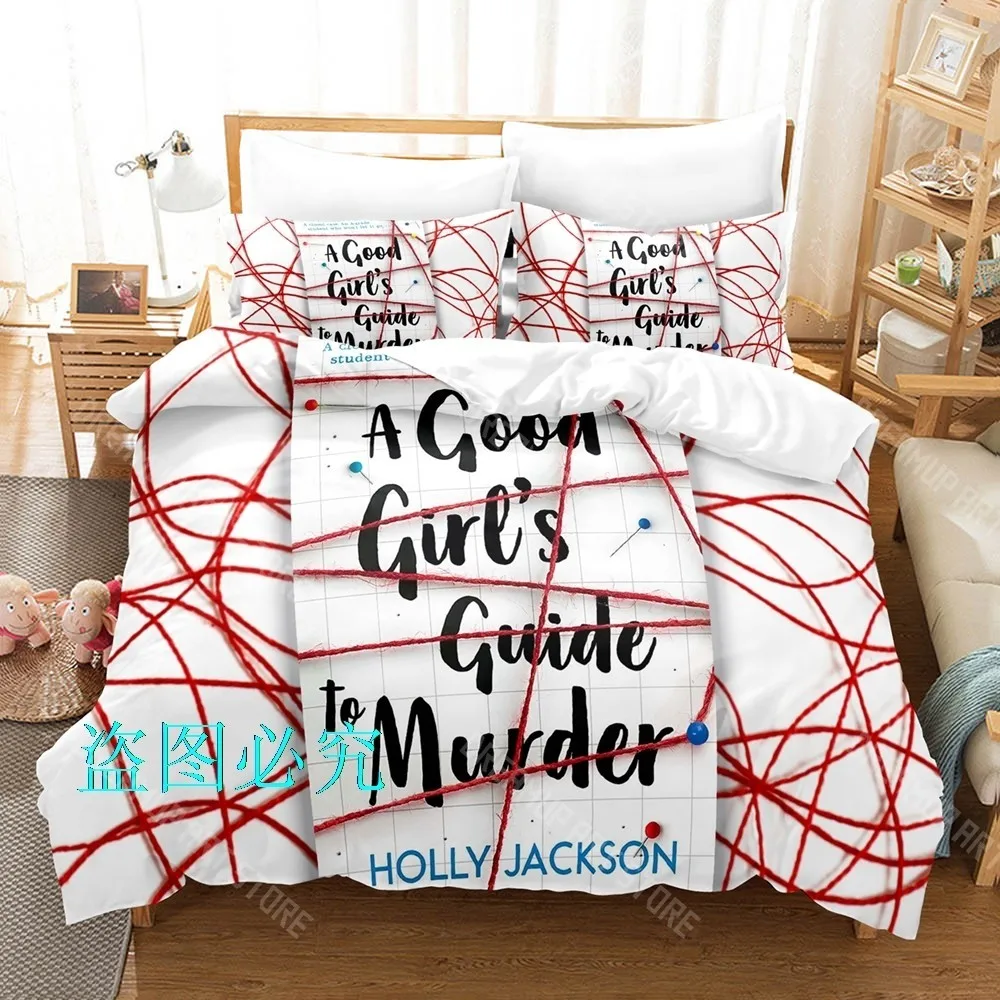 3D Printed A Good Girls Guide to Murder Bedding Set for Boys Girls Duvet Cover Twin Queen King Full Single Double Sizes