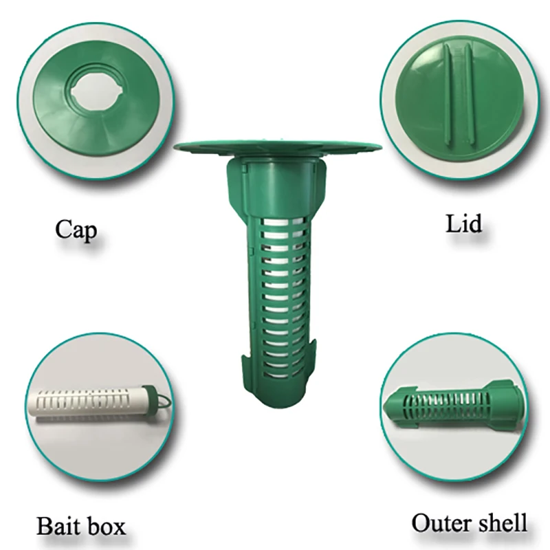 Plastic Underground Termite Control Bait Rod Station Trap, Newest