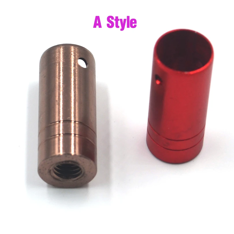 MNFT 1Pcs M8 Screw Net Handle Thread Adapter Fishing Rod Converted Into Dip Net Head Connector 2 Style Inside Diameter 10mm 12mm