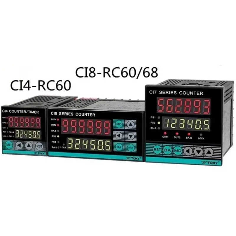 CI7-RC60 RC68 CI4 CI8-RC80 TOKY Eight-six-bit counter meter length batch table (1pcs)