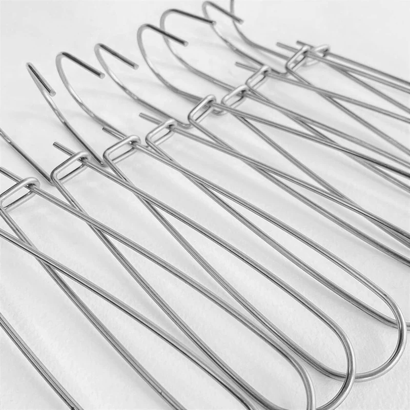 24 Pcs 7.3 Inch Metal Pattern Hooks Sewing Pattern Making Hanging Hanger Durable Silver