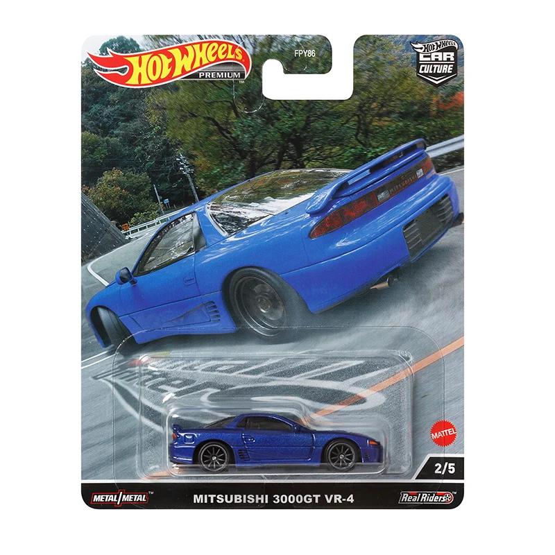 Original Hot Wheels Premium Car Culture Mountain Drifters Diecast 1:64 Voiture Toyota AE86 Trueno Nissan Skyline Toys for Boys