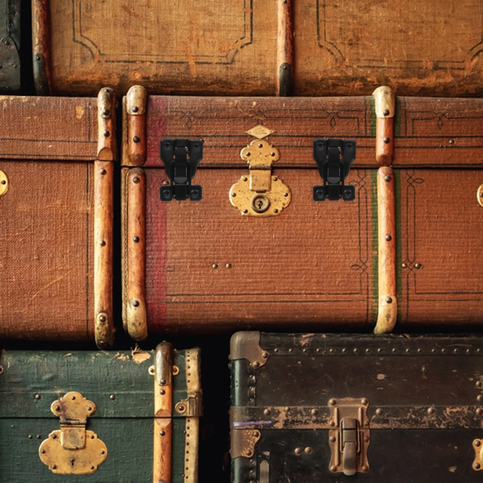 

6pcs Duckbilled Hasp Latch Iron Toggle Clasp For Jewelry Box Cabinet Wooden Case Storage Chest Hardware Accessory Tool