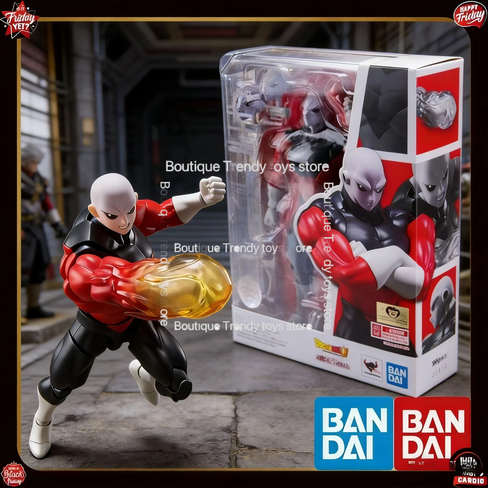 

В наличии: Новая оригинальная фигурка Bandai S.H.Figuarts Dragon Ball Jiren в коробке, модель аниме-персонажа, коллекционная, для подарка