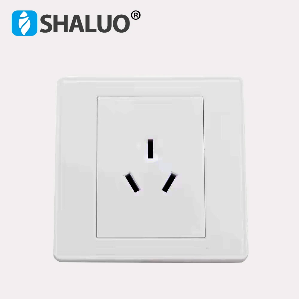 New Home Wall Power Supply Socket Switch Plug Base For Air Conditioner 16A Three Pins Home Wall Socket Australia Style Plug