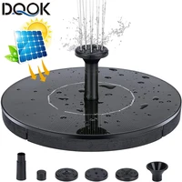 Mini Solar Water Fountain Pool Pond Waterfall Fountain Garden Decoration Outdoor Bird Bath Solar Powered Fountain Floating Water 2