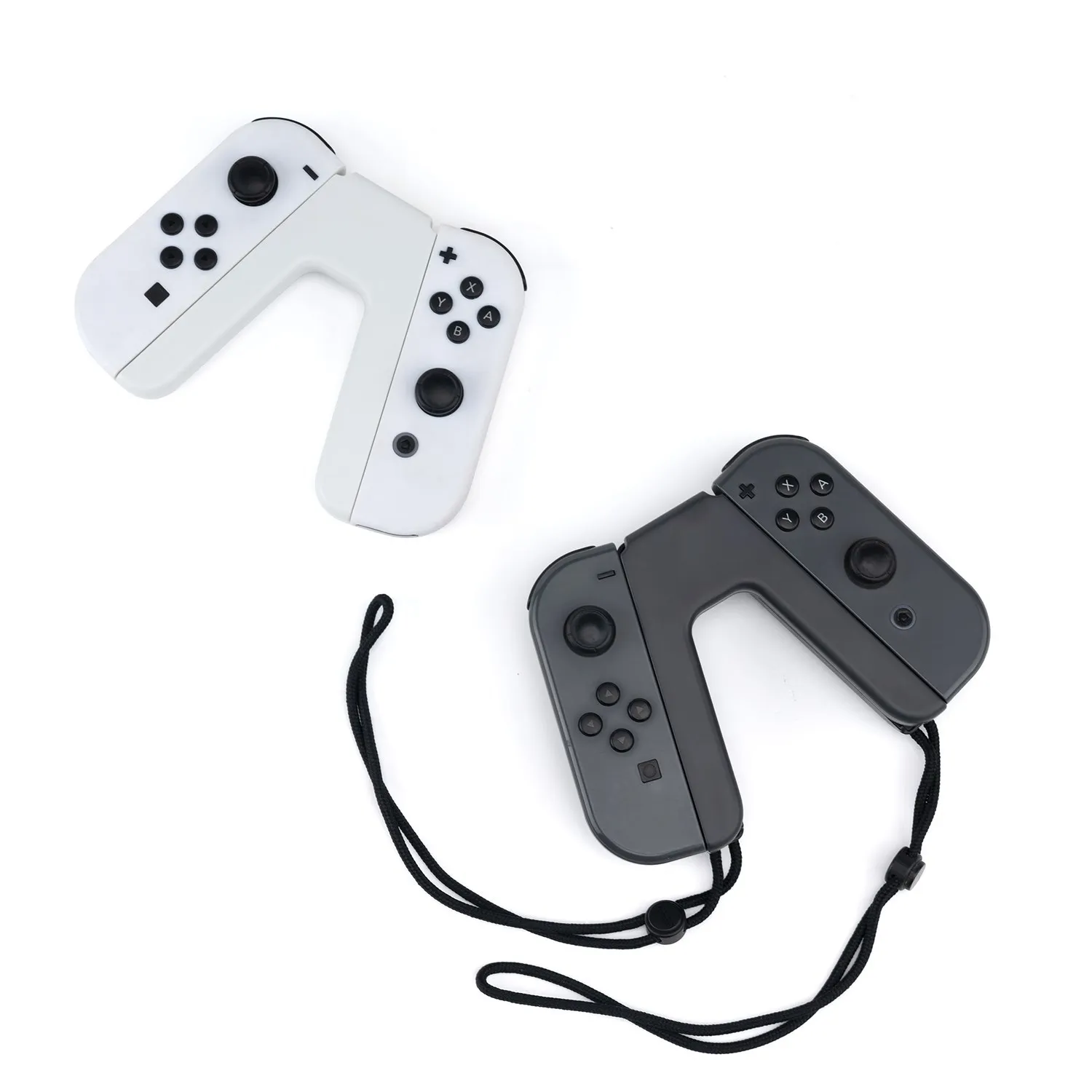 GeekShare-mando Joycon para Nintendo Switch, empuñadura en forma de V, OLED, accesorios para consola NS