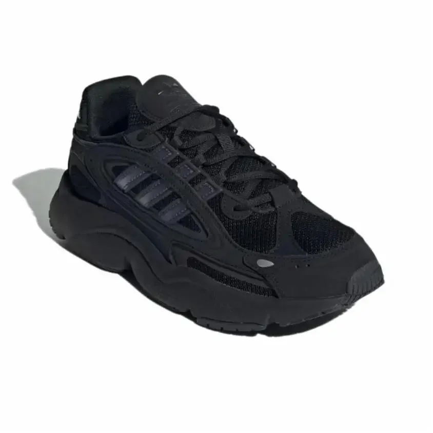 

Adidas Originals Ozmillen Кожаные нескользящие и износостойкие кроссовки с низким вырезом для мужчин и женщин с одинаковым черным цветом