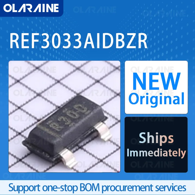 

10/50/100Pcs REF3033AIDBZR SOT-23-3 original ic chip Reference voltage 3.3 V RoHS Initial accuracy 0.2 % Current -25 mA