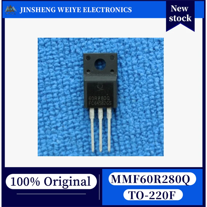 

(20/100 pieces) 60R280Q MMF60R280Q MOSFET, 13.8A/600V, TO-220F package. Brand new, original, in stock, fast shipping.