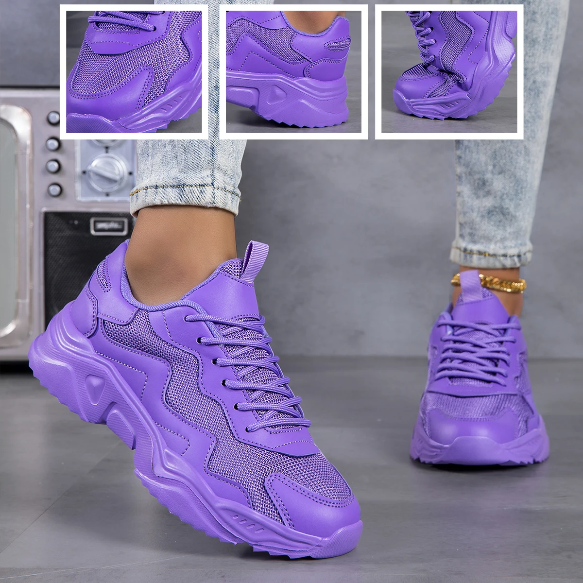 Buty damskie, damskie trampki  – Running Shoes Lightweight recenzja i cena