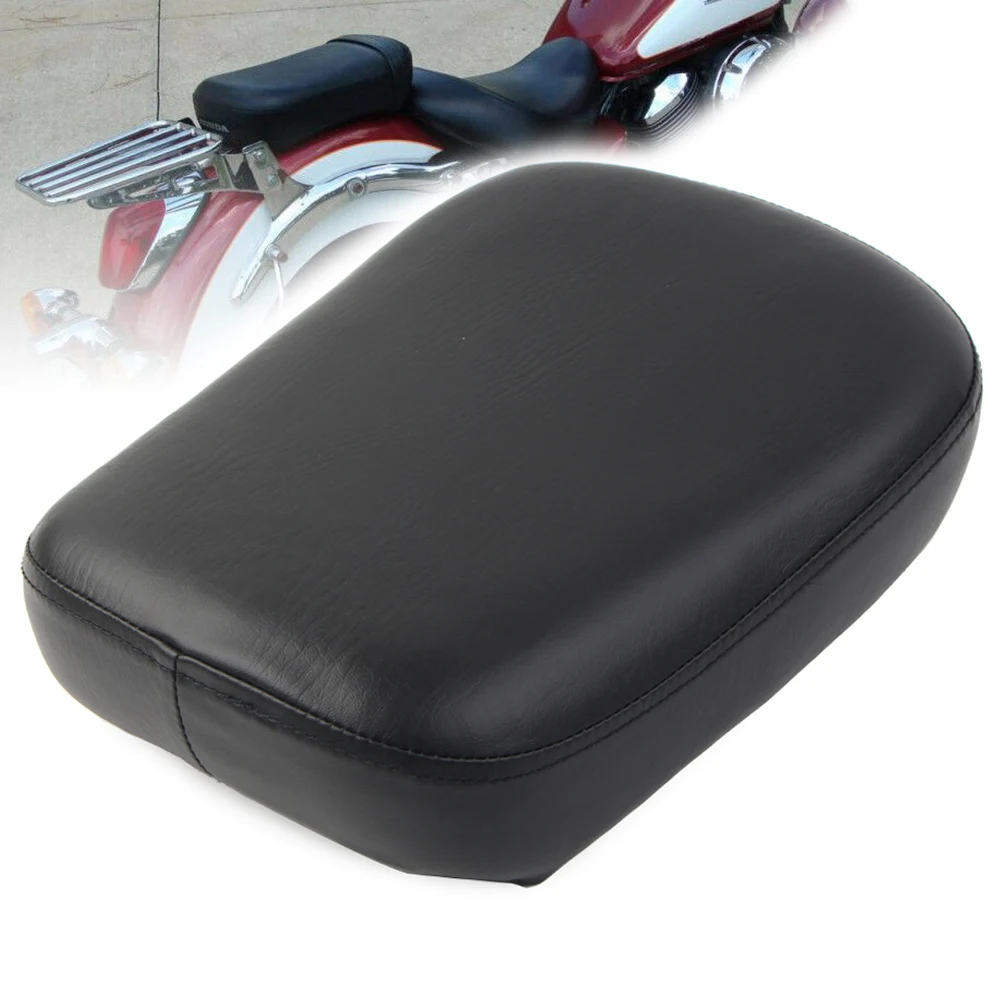 Motorcycle Leather Rear Pillion Soft Seat Cover For Honda Shadow Spirit ACE VT750 VT750C VT750CD 1998 1999 2000 2001 2002 2003