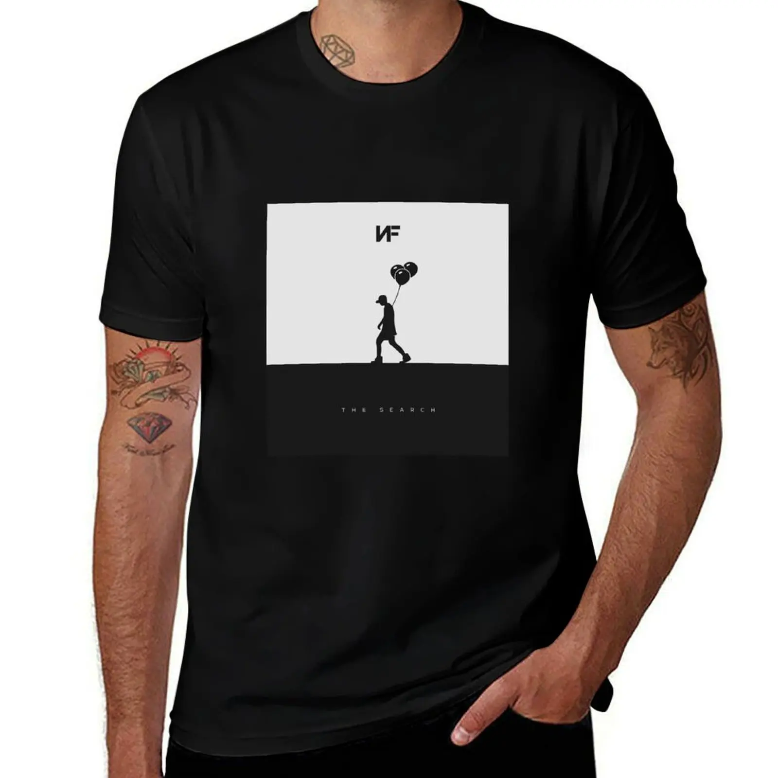 NF and His Burdens T-Shirt Fashion Graphic Tee for Men T-Shirt