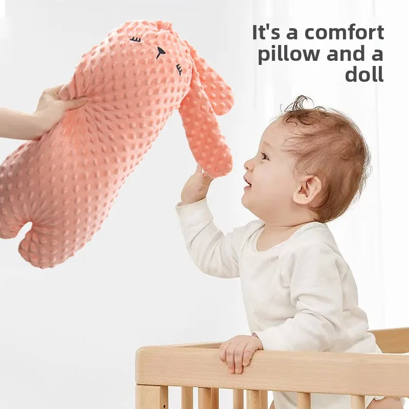 الكرتون نمط الوليد الطفل وسادة نوم الكرتون على الوجهين قبعة مهدئا دمية الطفل التمريض وسادة غرفة الفراش #2