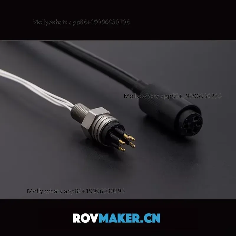 Underwater MCBH 5M MCIL 5F Electrical Wet-mate Connectors-Bulkhead Connector Male Plug and Inline Connector Female Socket Kit