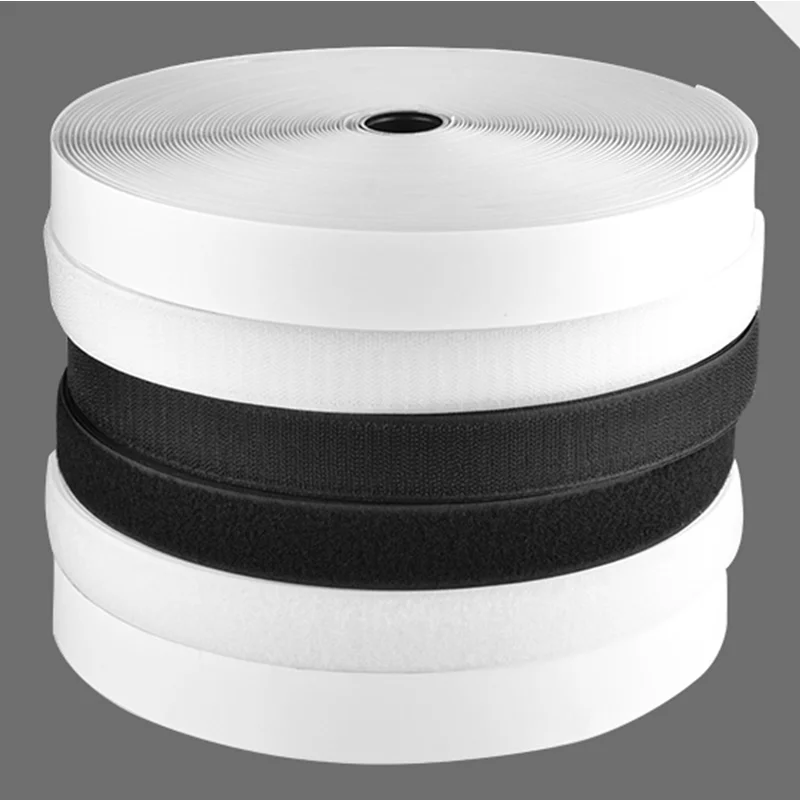 1M Strong Self Adhesive Hook and Loop Fastener Tape Nylon Sticker Adhesive for DIY Accessories 16-100mm