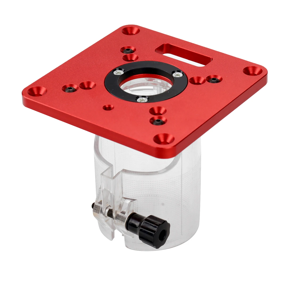 Multifunctional Aluminium Router Table Insert Plate Woodworking Trimmer Electric Wood Milling Flip Plate For DIY Working Bench