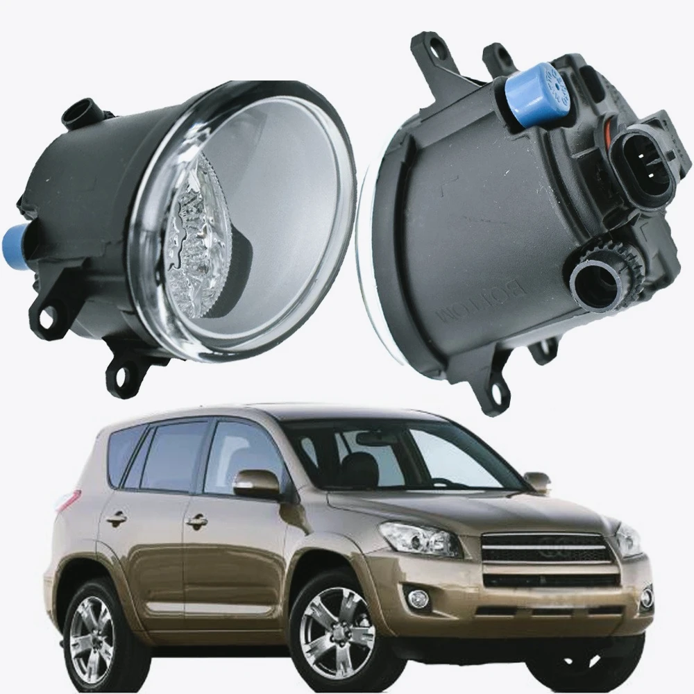 

1 par (izquierda + derecha) luces antiniebla LED de estilo de coche lámparas halógenas para Toyota RAV4 RAV 4 2006 2007 2008 200