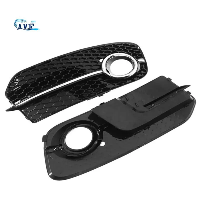 

AV32-8R0807681M 8R0807682J Front Bumper Lower Mesh Grille Front Bar Fog Lamp Cover Automotive For Q5 2013-2016