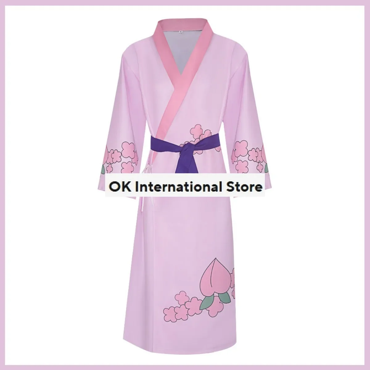 Anime Kozuki Momonosuke Cosplay Costume Wano Kuni pays enfance japonais rose Kimono Robe homme noël Halloween Costume