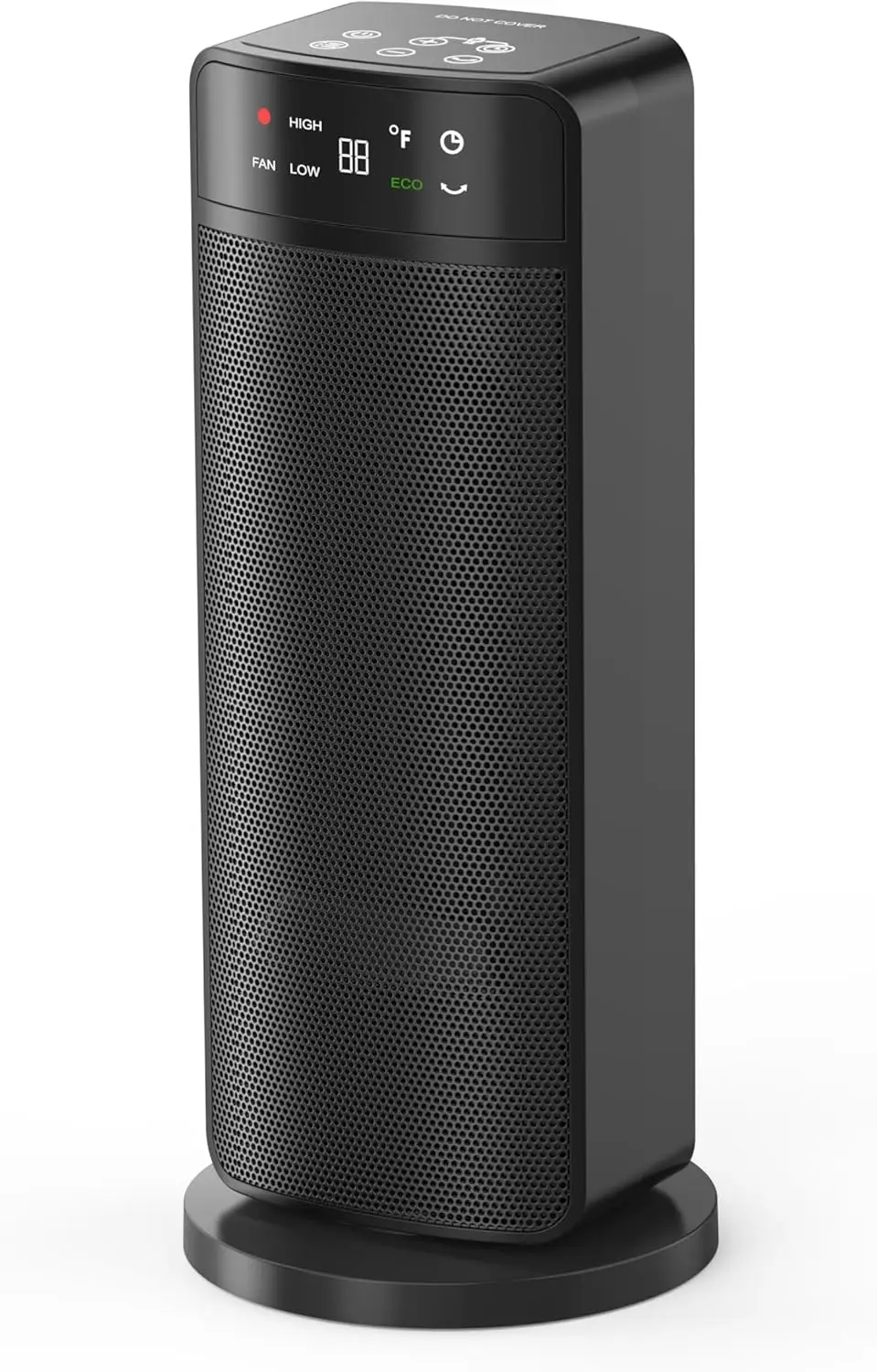 

1500W Portable Space Heater, PTC Ceramic, Remote Control, Digital Thermostat, 24H Timer, Safe & Fast Heating for 200 sq ft