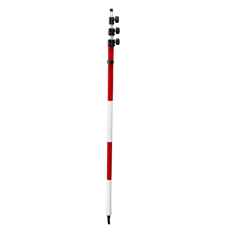 PLS52-4 SYLAVAL 5.2 Meters Telescopic Range Prism Pole Extension for Total Station Durable Aluminium