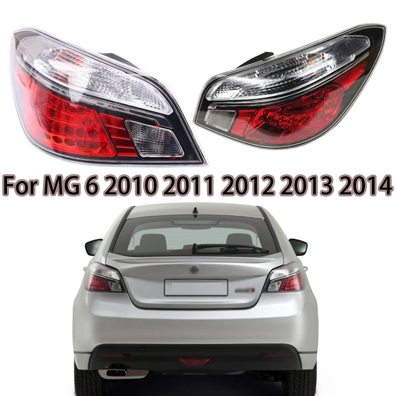 Car Rear Bumper Tail Light Tail Lamp Rear Light Brake Light With Bulb For MG 6 2010 2011 2012 2013 2014