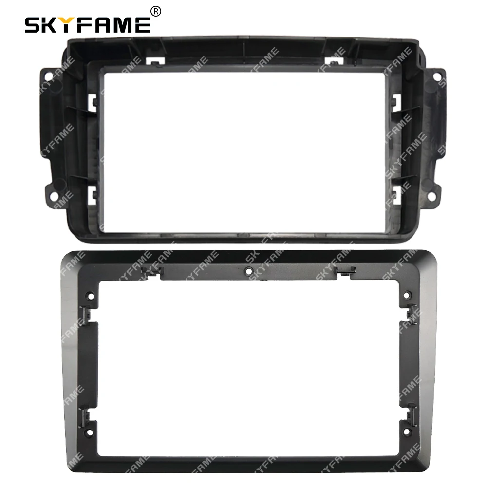 SKYFAME Car Frame Fascia Adapter Android Radio Dash Fitting Panel Kit For Benz W203 W209 W463 Viano W639 W163 Vito