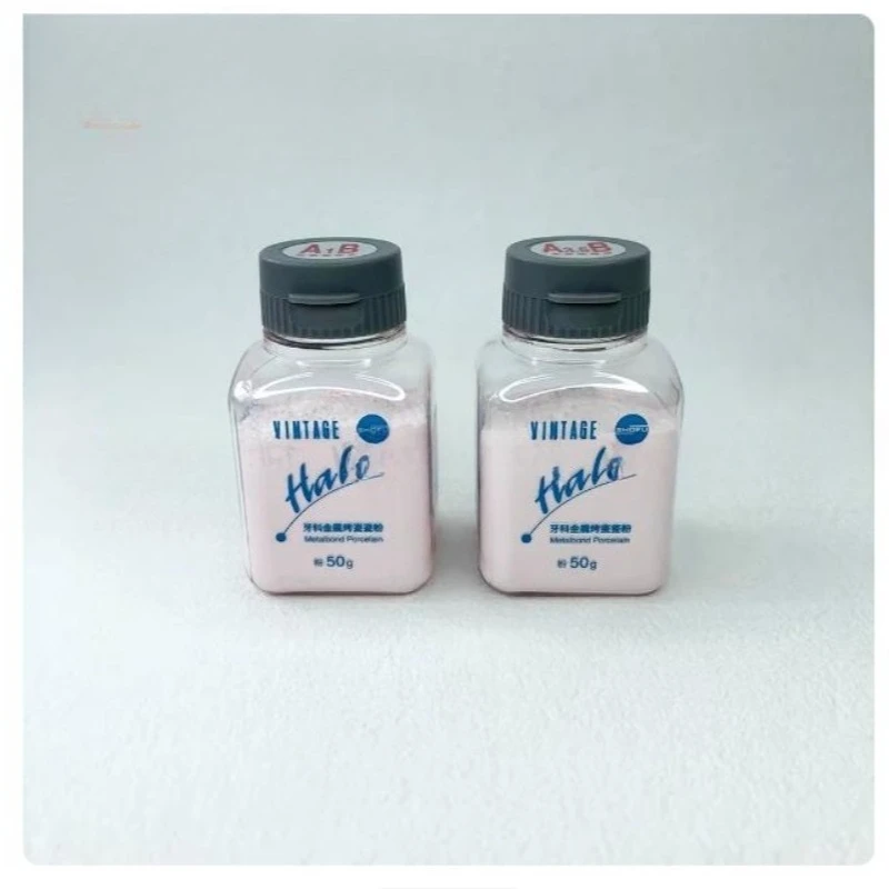 50g/bottle Shofu Dental Metal Porcelain Powder Halo Porcelain Powder Crack Resistance Low Shrinkage Double Melted Glass Matrix