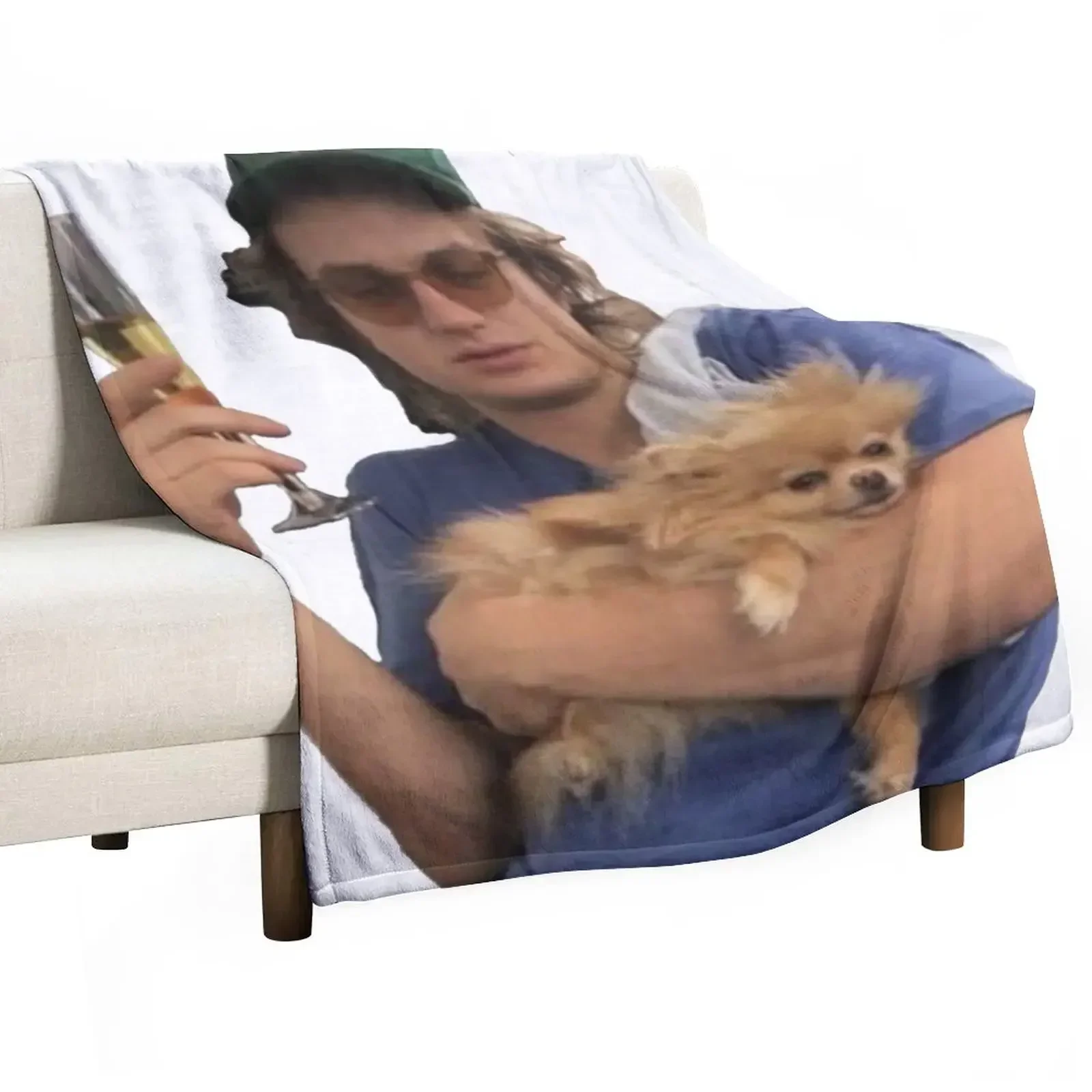 

Joe Keery Throw Blanket Camping anime decorative Blankets