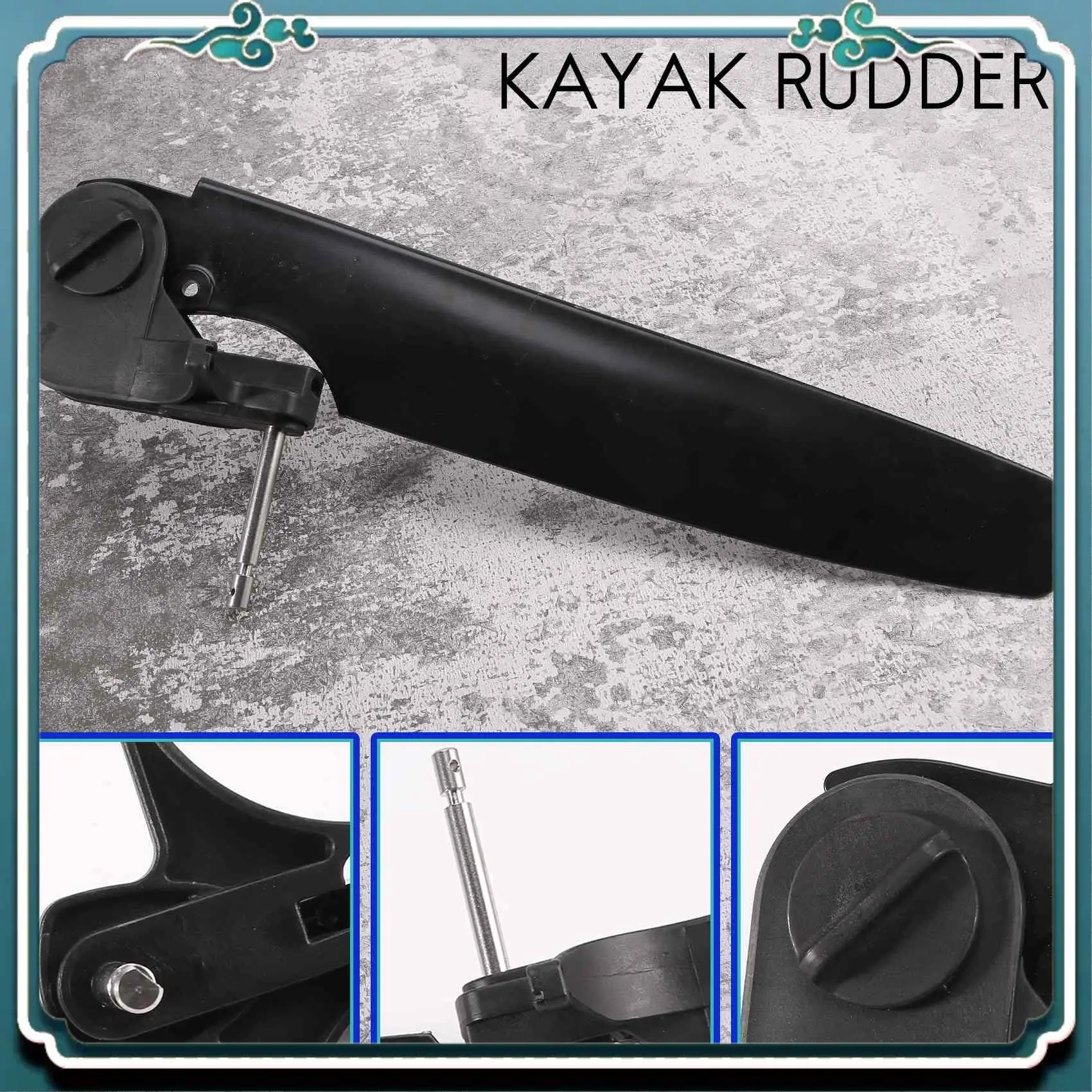 

Reliable Nylon Canoe Kayak Rudder Ail Foot Control Direction Kits