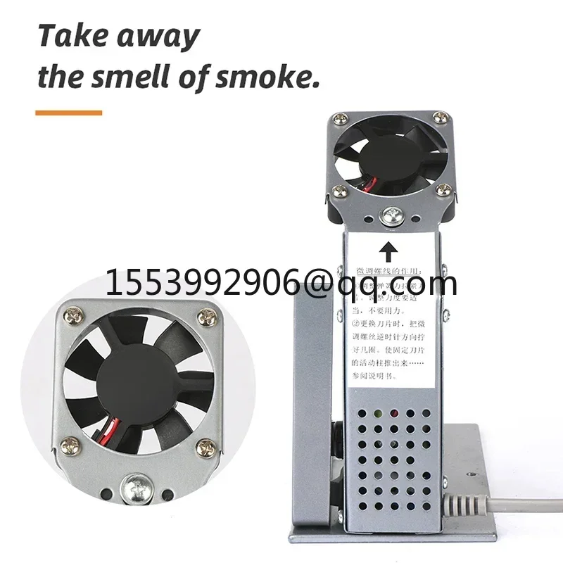 220V 10W Mini Electric Thermal Cutting Machine Temperature Adjustment with Blade Cutting Tool Nylon Satin Heating Ribbon