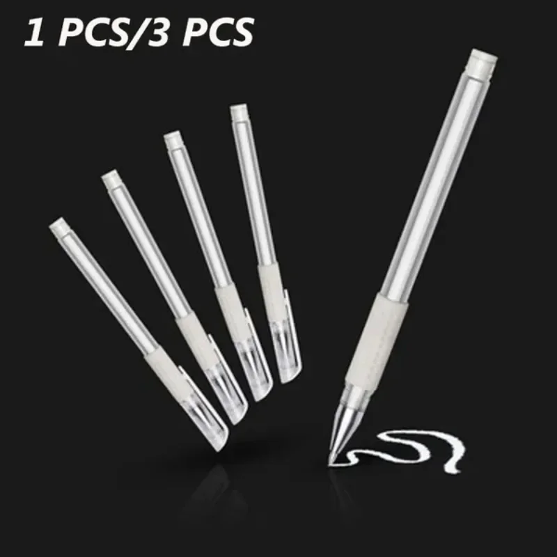 Tattoo Pen Set 0.7mm White Dotted Permanent Makeup Accessories for Eyebrow Tattoo 1/3 Pcs