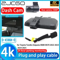 Video Recorder 4K UHD Plug and Play Car DVR Dash Cam for Toyota Tundra Sequoia XK80 XK70 2022 2023 2024 2025