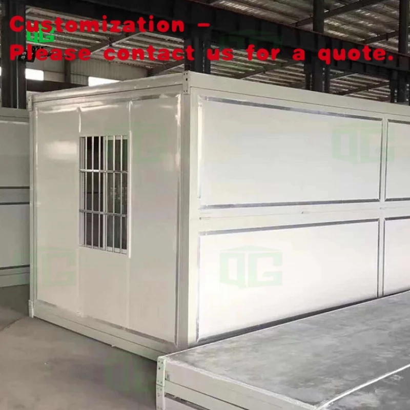 

custom.20ft Steel Container Outdoor Use Quick Installation Folding Room Durable Sandwich Panel Hotel Bathroom