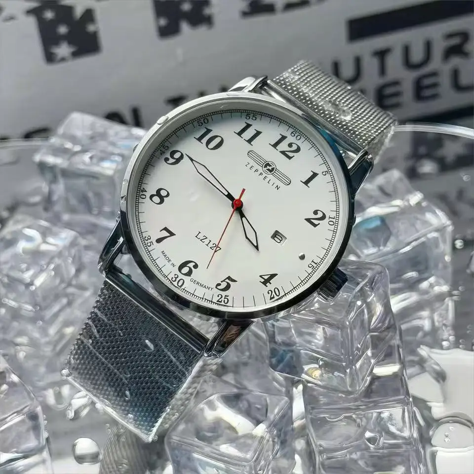 2025 Neue Zeppelin Luftschiff Gedenkversion Herren Retro Business Freizeit Herrenuhr Modeuhr