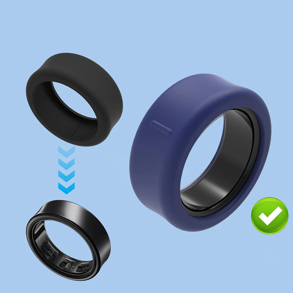 

Защитный мягкий эластичный чехол для Samsung Galaxy Ring, силиконовый защитный чехол от царапин, защита от падения для Galaxy Ring, размер 5-13
