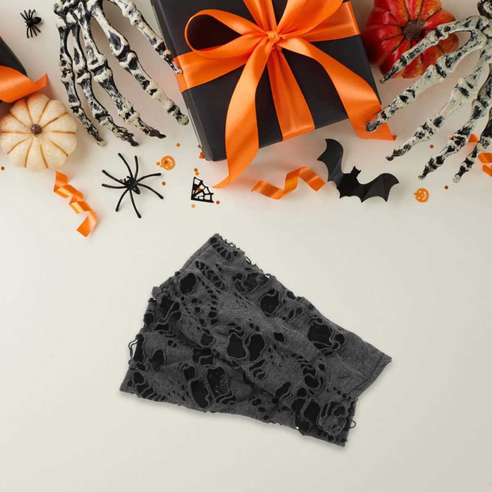 

1Pair Punk Black Fingerless Gloves Halffinger Gothic Style Halloween Cosplay Gloves Grunge Goth Accessories Spider Web Glove