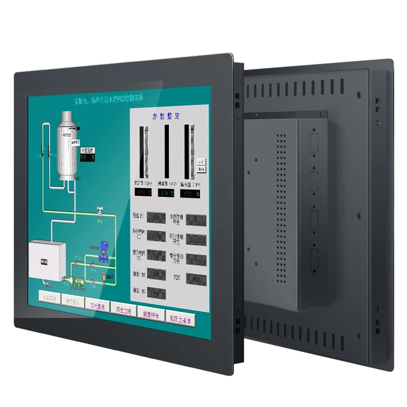 15.6/17/17.3/18.5 Inch Resistive Touch Industrial Monitor With VGA HDMI USB Interface Portable Display