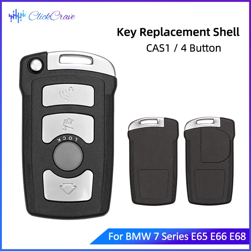 Car Remote Key For BMW 7 Series E65 E66 E67 E68 745i 745Li 750i CAS1 System Auto Smart Keyless Case Replacement Shell Accessorie