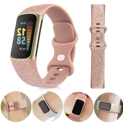 Bracelet for Fitbit Charge 5 Watch Band Strap Wristband Sport for Fitbit Charge 5 Watchband Rose Gold Smart Watch Accessories